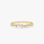 Cluster Diamond Stacking Ring