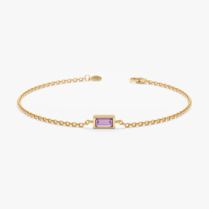 Amethyst Birthstone Bracelet