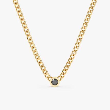 Black Diamond Cuban Chain