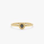 Black Onyx Art Deco Ring