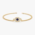 Bold Sapphire & Diamond Eye Bracelet