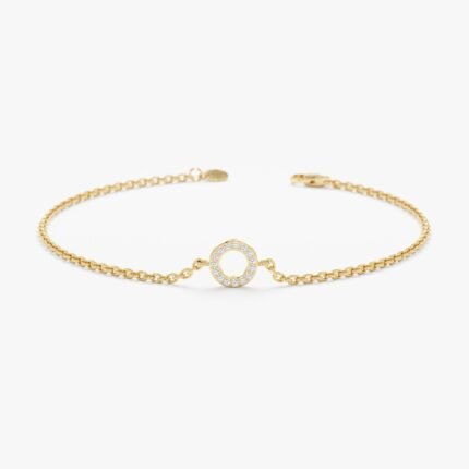 Circle Diamond Bracelet