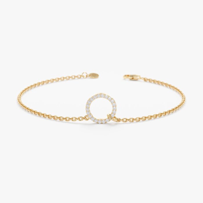 Circle Diamond Bracelet