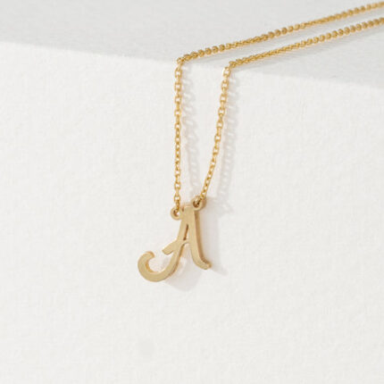 Cursive Initial Necklace