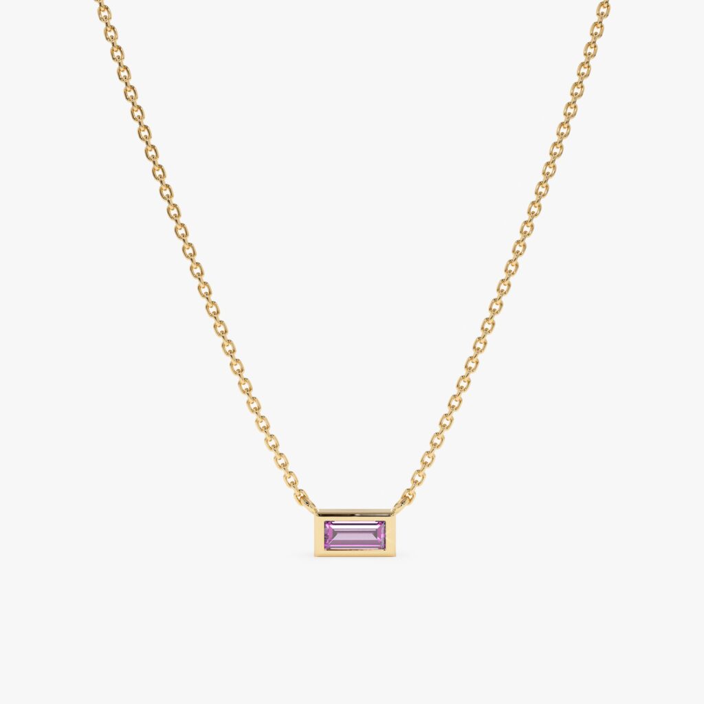 Dainty Amethyst Necklace