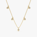 Dainty Diamond by the Yard Necklace