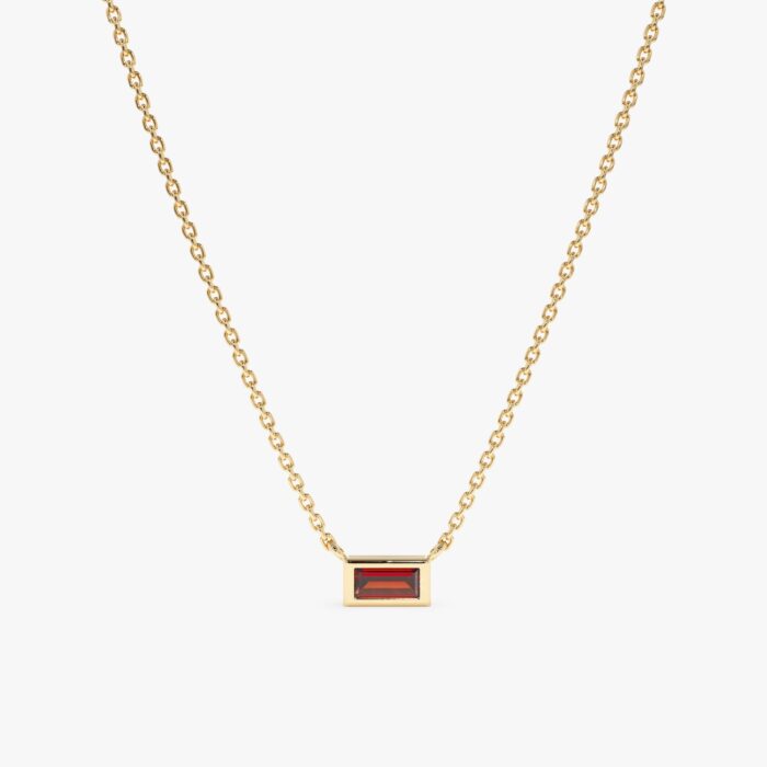 Dainty Garnet Necklace