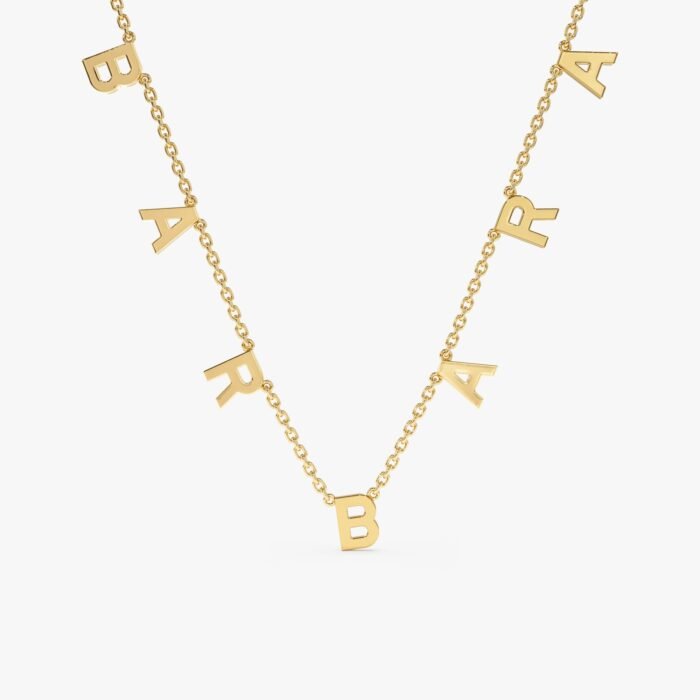 Dainty Name Station Necklace