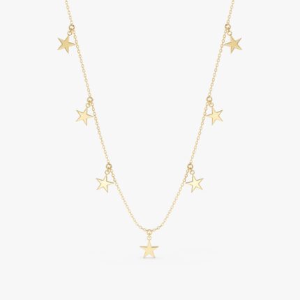 Dainty Star Drop Necklace