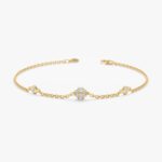 Diamond Ball Station Bracelet