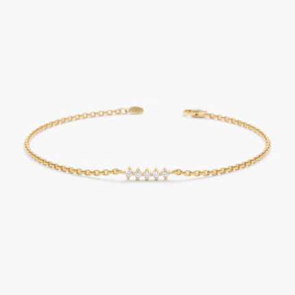 Diamond Bar Bracelet