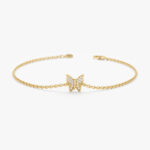 Diamond Butterfly Bracelet