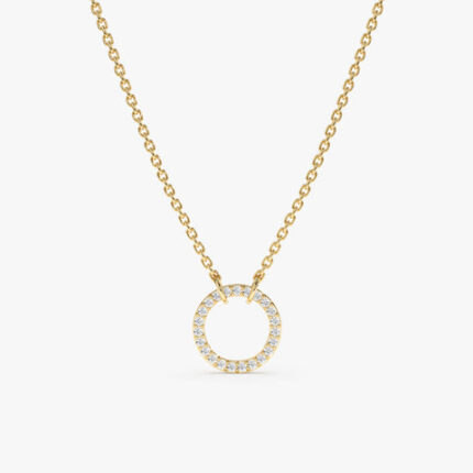 Diamond Circle Of Life Necklace