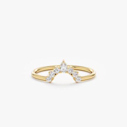 Diamond Crown Nesting Ring