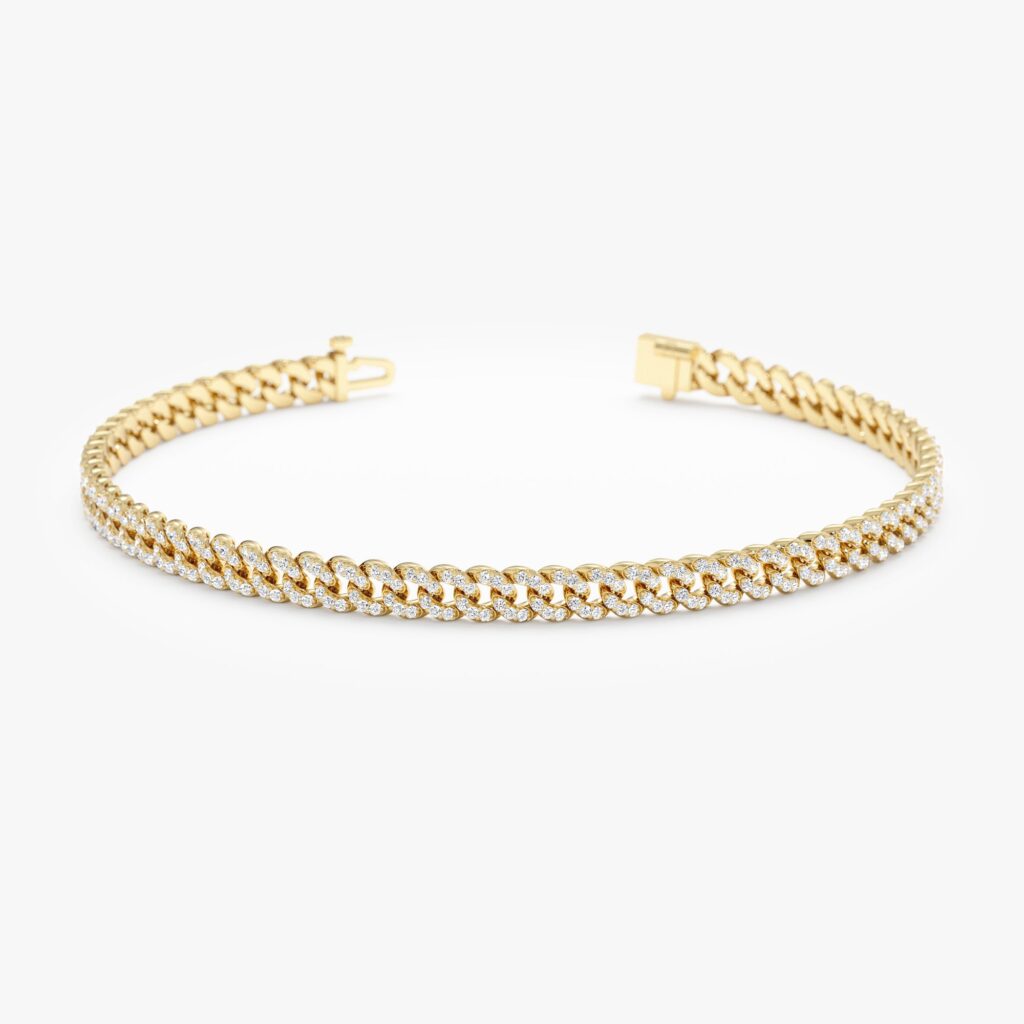 Diamond Cuban Chain Bracelet