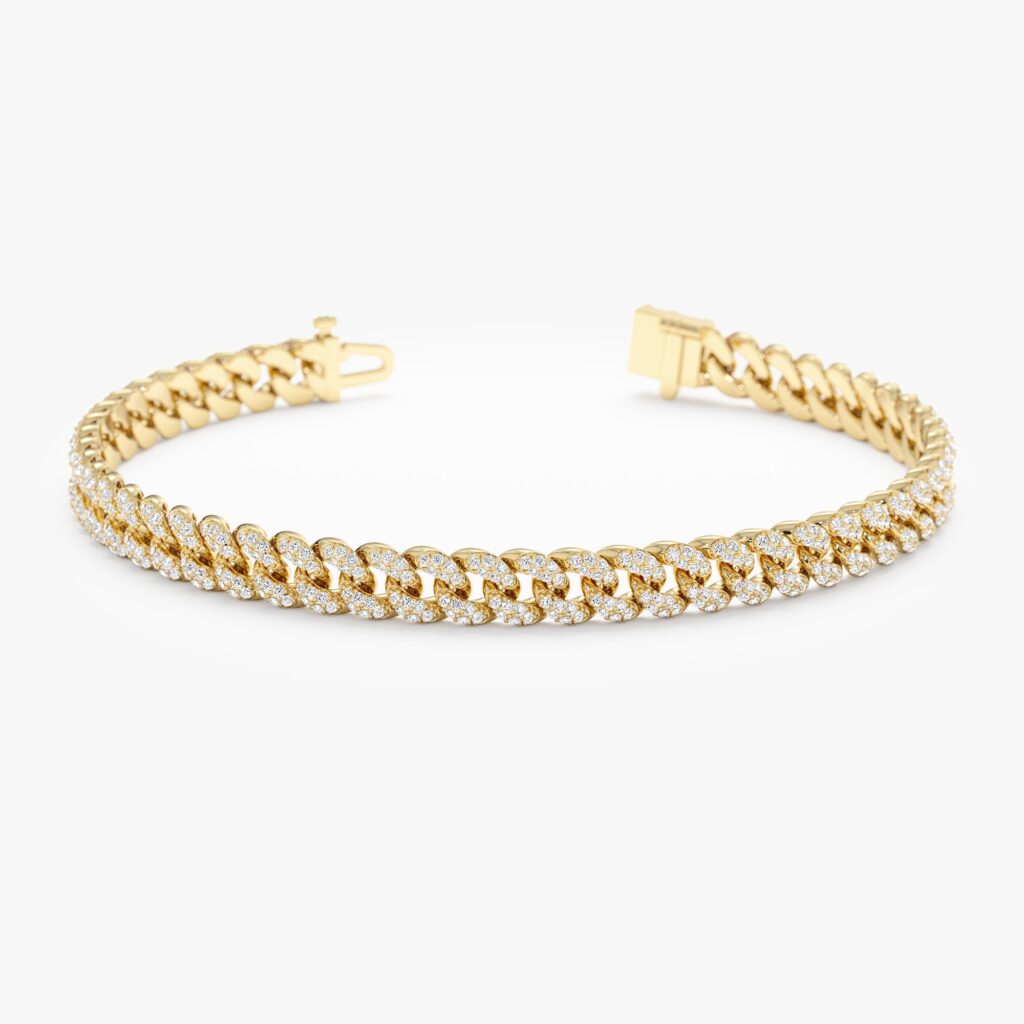 Diamond Cuban Chain Bracelet