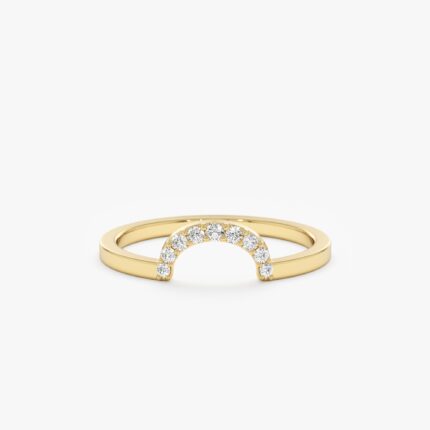 Diamond Curved Nesting Ring