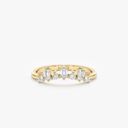 Diamond Curved Nesting Ring