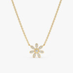 Diamond Daisy Necklace