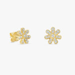 Diamond Daisy Studs