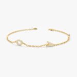 Diamond LOVE Bracelet In Gold