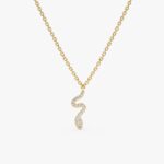 Diamond Snake Necklace