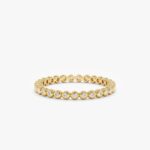 Diamond Solid Gold Eternity Ring