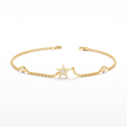 Diamond Star Station Bracelet