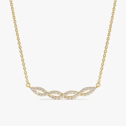 Diamond Twist Necklace