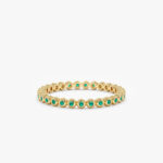 Emerald Eternity Band