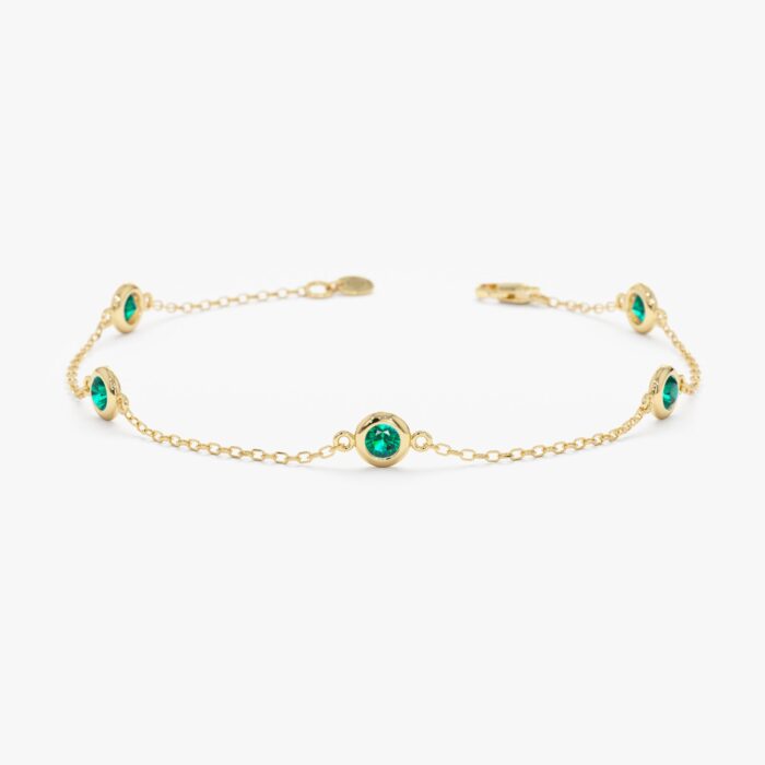 Emerald Station Bracelet