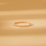 Flat Bead Wedding Band