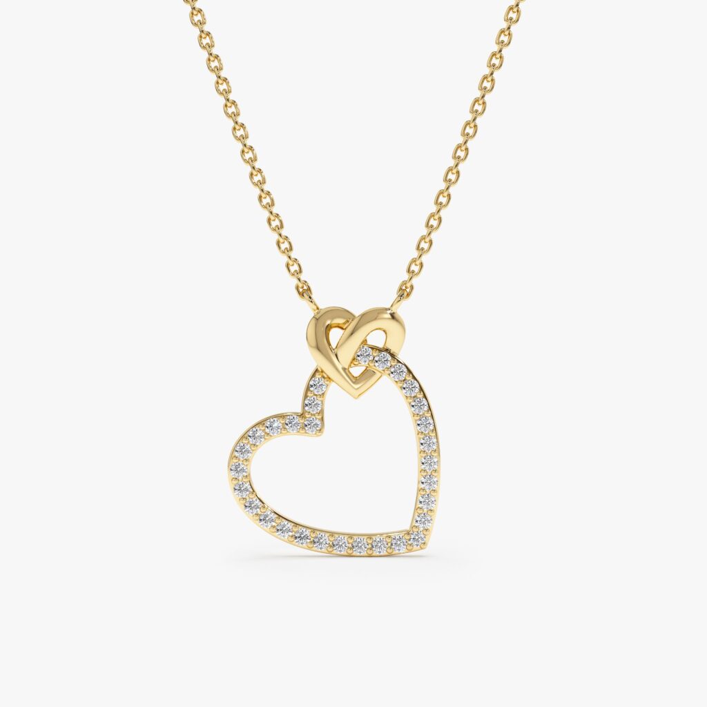 Heart Diamond Necklace