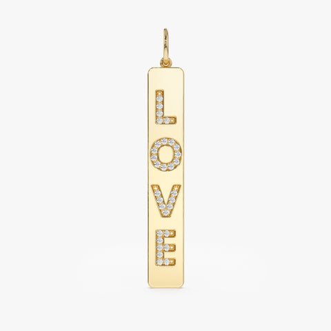 LOVE Diamond Bar Charm