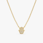  Diamond Hamsa Necklace