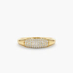 Natural Pave Diamond Dome Ring