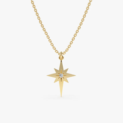 North Star Diamond Necklace