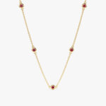 Ruby Station Necklace