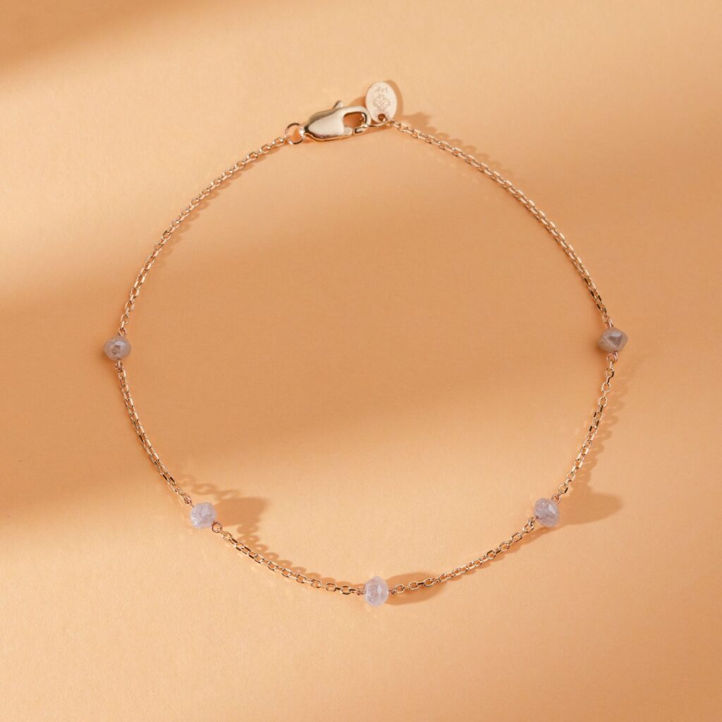 Salt & Pepper Diamond Station Bracelet