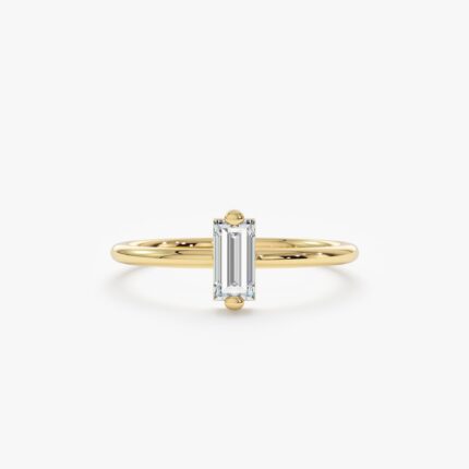 Single Baguette Diamond Ring