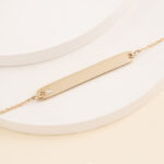 Single Diamond Name Bracelet