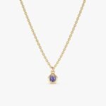 Tanzanite Charm Necklace