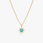 Turquoise Sun Necklace