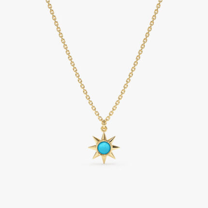 Turquoise Sun Necklace