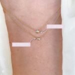 0.05Ct Diamond Bezel Necklace