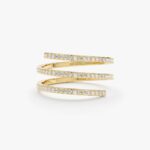 Diamond Spiral Ring