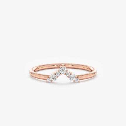 Diamond V Shape Nesting Ring