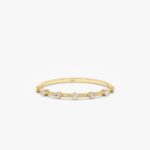 Distance Diamond Half-Eternity Band