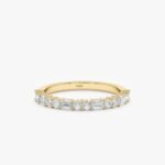 Natural Diamond Half Eternity Ring