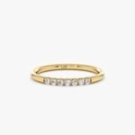 Natural Diamond Stacking Ring